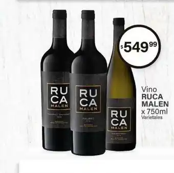 Arcoiris Supermercados Ruca Malen Vino x 750ml oferta