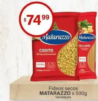 Arcoiris Supermercados Matarazzo Fideos Secos x 500g oferta