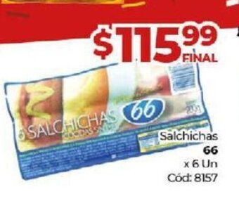 Diarco Salchichas 66 oferta