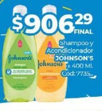 Diarco Shampoo y Acondicionador Johnson's oferta