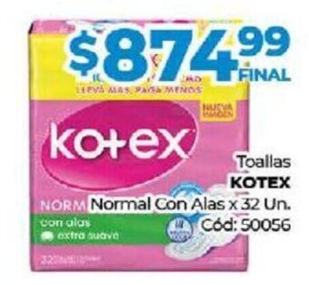 Diarco Toallas Kotex oferta