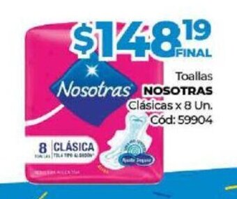 Diarco Toallas Nosotras oferta