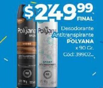 Diarco Desodorante Antitranspirante Polyana oferta