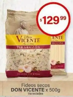 Arcoiris Supermercados Don Vicente Fideos Secos x 500g oferta