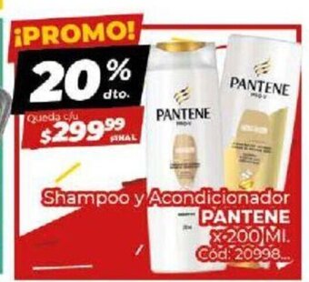 Diarco Shampoo y Acondicionador Pantene oferta