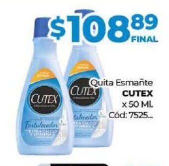Diarco Quita Esmañte Cutex oferta