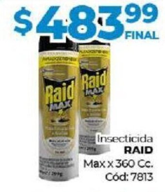 Diarco Insecticida Raid oferta