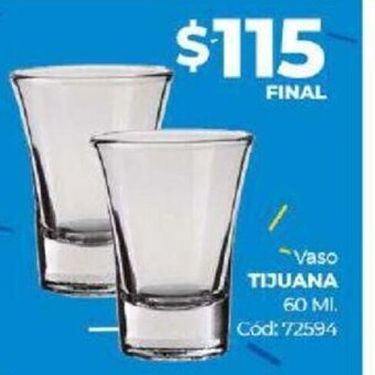 Diarco Vaso Tijuana oferta