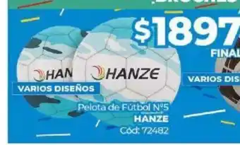 Diarco Pelota de Futbol N°5 Hanze oferta