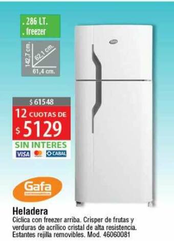 Casa Silvia Gafa Heladera oferta