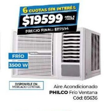 Diarco Aire Acondicionado Philco oferta