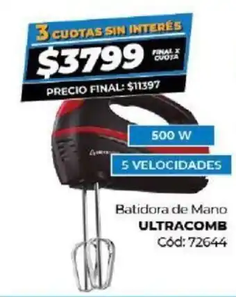 Diarco Batidora de Mano Ultracomb oferta