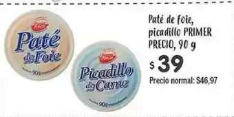 Supermercados Aiello Paté De Foie, Picadillo Primer Precio, 90g oferta