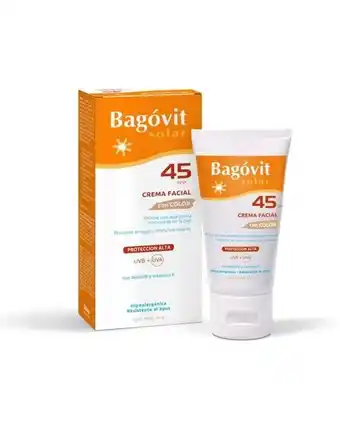Punto de Salud Bagóvit - solar facial fps45 crema con color x 50 oferta
