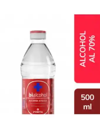 Bialcohol alcohol etílico 70% x 500 ml