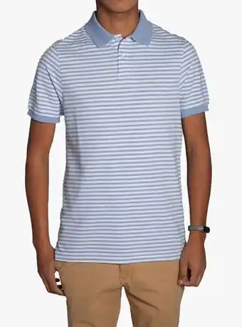 Legacy Polo rayada pique cuello al tono de rayas oferta