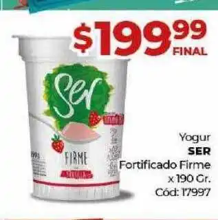 Diarco Yogur ser fortificado firme x 190 gr oferta