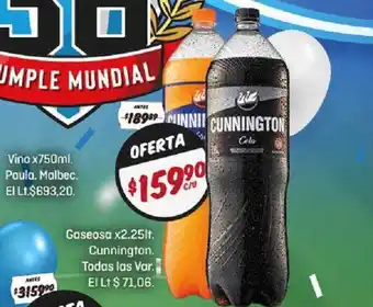 El Nene Gaseosa cunnington oferta