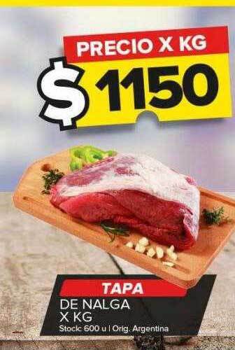 Carrefour Maxi Tapa de nalga x kg oferta
