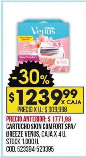 Coto Cartucho skin comfort spa breeze venus oferta