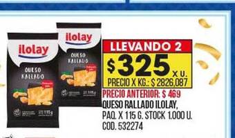 Coto Queso rallado ilolay oferta