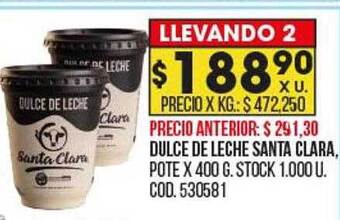Coto Dulce de leche santa clara oferta