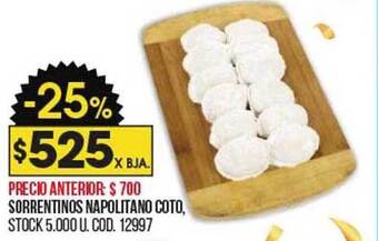 Coto Sorrentinos napolitano coto oferta