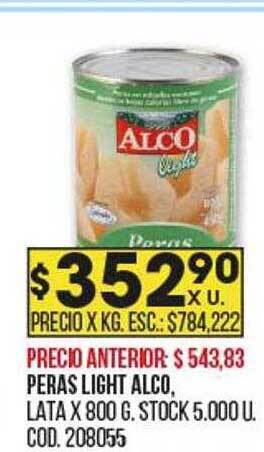 Coto Peras light alco oferta