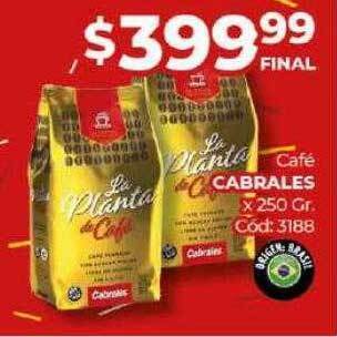 Diarco Café cabrales x 250 gr oferta