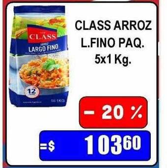 Dulcenter Class arroz l. fino paq. oferta