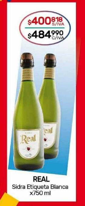 Nini Mayorista Real sidra etiqueta blanca oferta