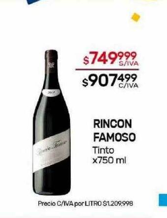 Nini Mayorista Rincon famoso tinto oferta