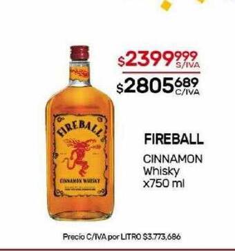 Nini Mayorista Fireball cinnamon whisky oferta