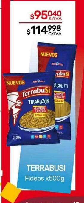 Nini Mayorista Terrabusi fideos oferta
