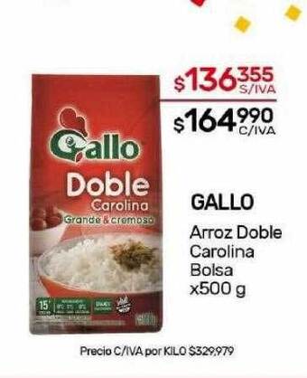 Nini Mayorista Gallo arroz doble carolina bolsa oferta