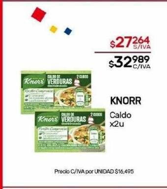 Nini Mayorista Knorr caldo oferta