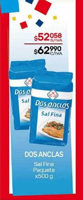 Nini Mayorista Dos anclas sal fina oferta