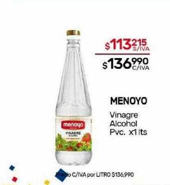 Nini Mayorista Menoyo vinagre alcohol oferta