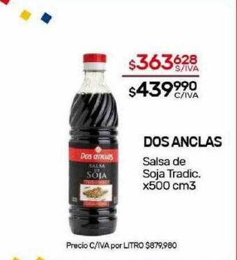 Nini Mayorista Dos anclas salsa de soja tradic oferta
