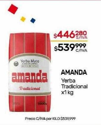 Nini Mayorista Amanda yerba tradicional oferta