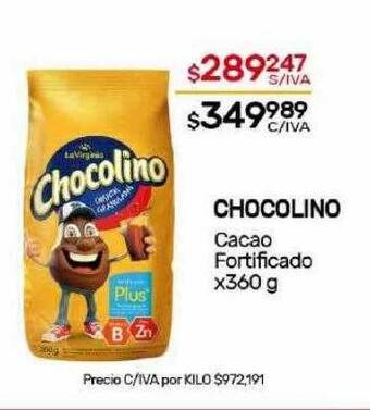 Nini Mayorista Chocolino cacao fortificado oferta