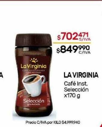 Nini Mayorista La virginia café inst selección oferta
