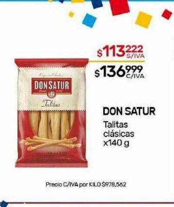 Nini Mayorista Don satur talitas clásicas oferta