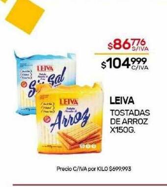 Nini Mayorista Leiva tostadas de arroz oferta