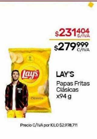 Nini Mayorista Lay's papas fritas clásicas oferta