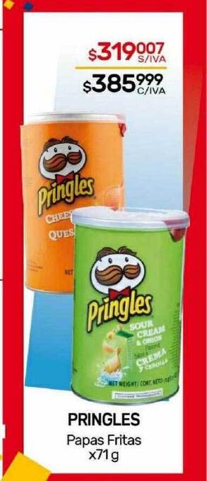 Nini Mayorista Pringles papas fritas oferta