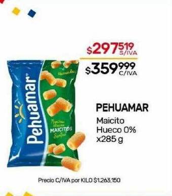 Nini Mayorista Pehuamar maicito hueco 0% oferta