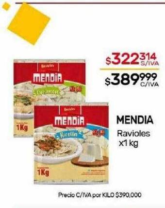 Nini Mayorista Mendia ravioles oferta