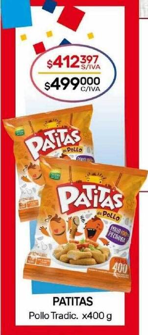 Nini Mayorista Patitas pollo tradic oferta