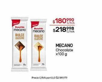Nini Mayorista Mecano chocolate oferta